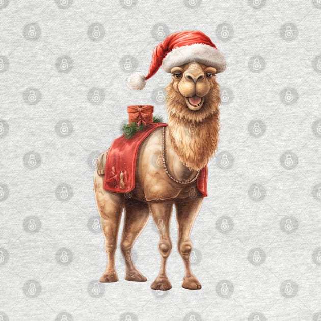 Vintage Christmas Camel by Chromatic Fusion Studio